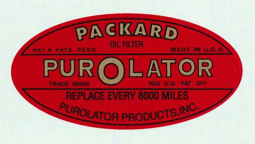 DE-05, 1928-39 Oil Filter (All) (Water Transfer)