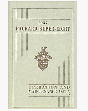 OM-37C, 1937 Super Eight Owner's Manual