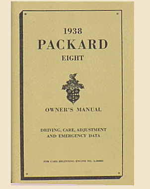 OM-38B, 1938 Eight One-Twenty Owner's Manual
