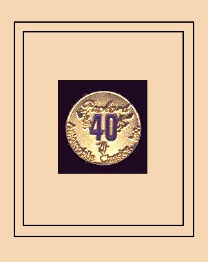 PAC 40-Year Membership Lapel Pin - Click Image to Close