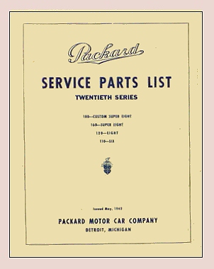 PB-42, 1942 Parts Book (All except Clipper) - Click Image to Close