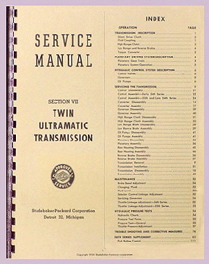 SG-55, 1955-56 Twin Ultramatic Service Guide